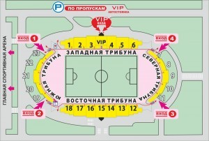 Plan of the Small arena