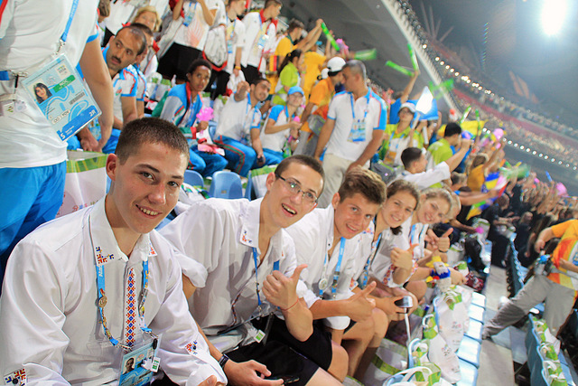 Наши гости на юношеских олимпийских играх