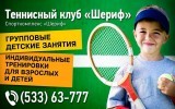 Групповые и индивидуальные тренировки по теннису